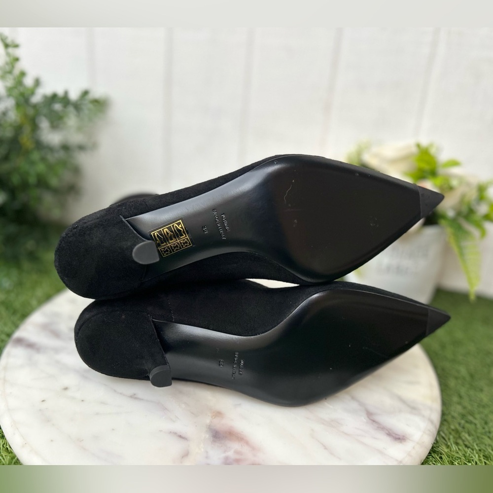 TOTEME 
Suede heeled sock boots black SIZE 38 
990 USD NEW - Picture 15 of 16
